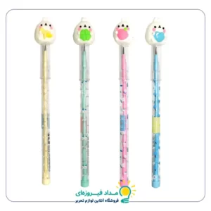 مداد فشنگی مدل خرگوش گوگولی بسته 4 عددی