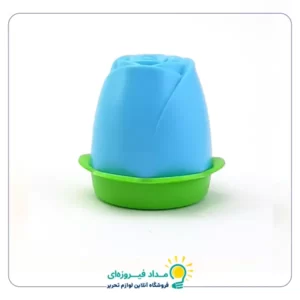 مداد تراش فانتزی طرح گل تک سوراخه